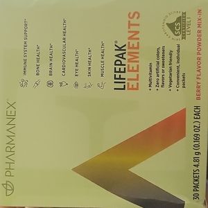Pharmanex Lifepak Elements Multivitamin Drink Mix- 30 packets
